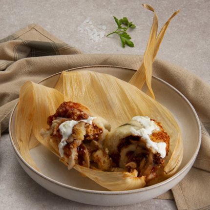 Tamal de Chipotle con Setas